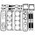 Motordichtsatz oben Mercruiser GM V8 Small Block