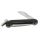 Folding knives - Black nylon handle, strong stainless steel blade + bottle opener