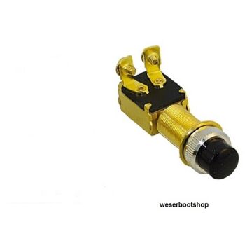 Press button switches in brass - water proofed