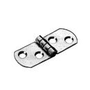 Schanier - gestanzt Edelstahl - L. 50mm