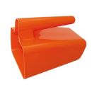 Bailing scoop - plastic - height 150mm - orange