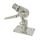 Antennenbasis - extra robust Edelstahl - mit 1" Gewinde, zum Anschrauben