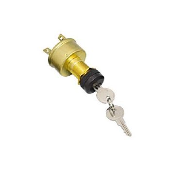 Ignition Starter Switch with waterproof cap  12V, 12A, 3 positions
