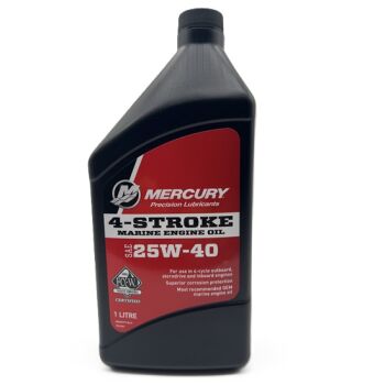 Quicksilver/Mercury Marine 4-Takt-Motoröl 25W40 für Mercruiser OMC Volvo Penta Benzinmotoren
