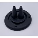 Steering grommets - for 2 cables - Ø105mm - black