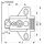 Concealed hinges mounting plate