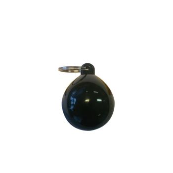 Key ring buoy - PVC floatable - color - black