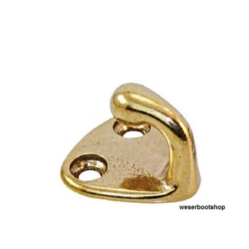 Brass wall mount snaphook - without snaplock