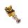 Push-pull swithes brass with indicator light green 20A - 12V