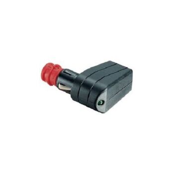 Winkelstecker mit Funktions-LED 6 - 24V - 8A