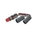 Zwillingskupplung mit Sicherheits-Universalstecker 6 -...