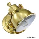 Berth light "Deluxe" in brass, 12V with...