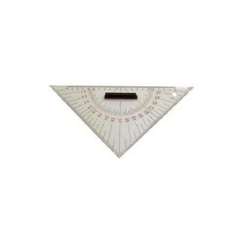 Navigationslineale - Anlegedreieck 250mm aus Plexiglas