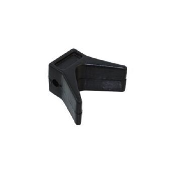 Bugpuffer aus schwarzem Gummi Basis 100 x 75mm  Höhe 76mm