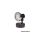 Wandlampe 12V LED Farbe: schwarz/chrom