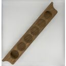 Glashalter aus Teakholz für 6 Gläser - Breite...