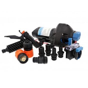 JABSCO HotShot3 Druckwasserpumpe ohne Schlauchkit mit Filter 3,4 bar 11l/min