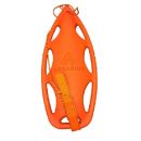 Schwimmboje orange aus Kunststoff mit Haltegriffen und...