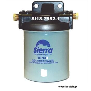 Benzinfilter lang und Wasserabscheider für Mercruiser 1/4"