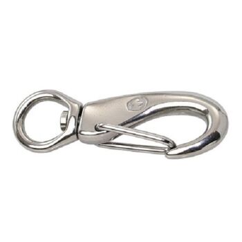 WICHARD® - Schnapphaken, Wirbelauge - Edelstahl - mit selbstsichernder Feder BRL 300