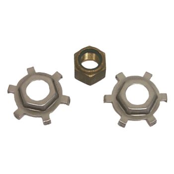 Propellermutter mit Sicherungsblech für Mercury Mariner Mercruiser