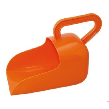 Bailing scoop, plastic - orange