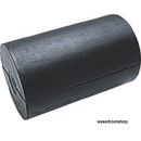 Side roll black rubber, with bushing