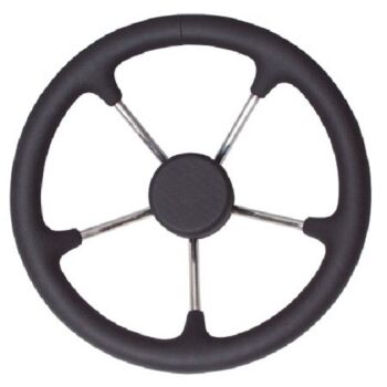 ULTRAFLEX  Steuerräder TYP V70 5 Speichen Edelstahl / PU