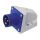CEE - Aufbaustecker 230V 16A 3 polig, IP44 spritzwassergeschützt